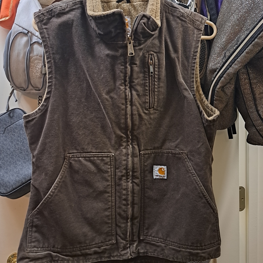 Carhartt Dark Brown Work Vest